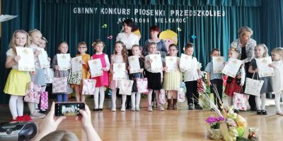 GMINNY KONKURS PIOSENKI PRZEDSZKOLNEJ PT. “KOLOROWA WIELKANOC” – 16.04.2019 R.