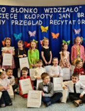 KONKURS RECYTATORSKI „CO SŁONKO WIDZIAŁO? NA DZIECIĘCE KŁOPOTY JAN BRZECHWA”