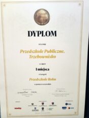 NASZE PZEDSZKOLE ZAJĘŁO I MIEJSCE W POWIECIE RZESZOWSKIM ! DZIĘKUJEMY SERDECZNIE ZA WSZYSTKIE GŁOSY