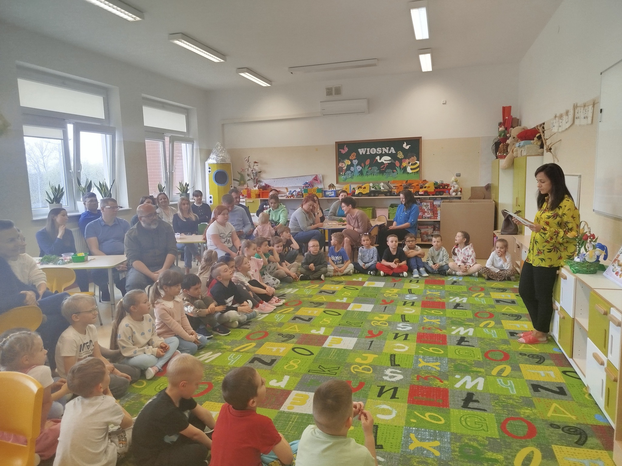 WARSZTATY Z RODZICAMI „WIELKANOCNY WIANEK” – GRUPA VII
